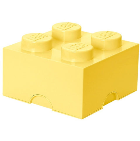 Lego storage box yellow 4
