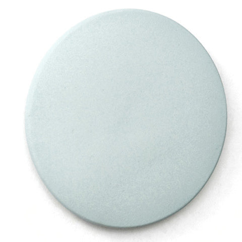Brooch Dot soft azure unglazed porcelain L
