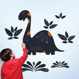 Chalkboard sticker set chalkasaurus