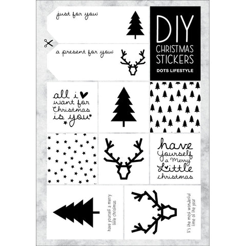 DIY Christmas stickers
