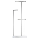 Tesora jewellery stand silver/marble