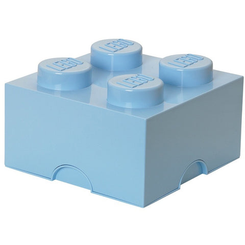 Lego storage box light blue 4