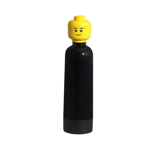Lego drinking bottle classic black