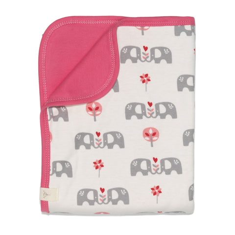 Blanket Elephant pink
