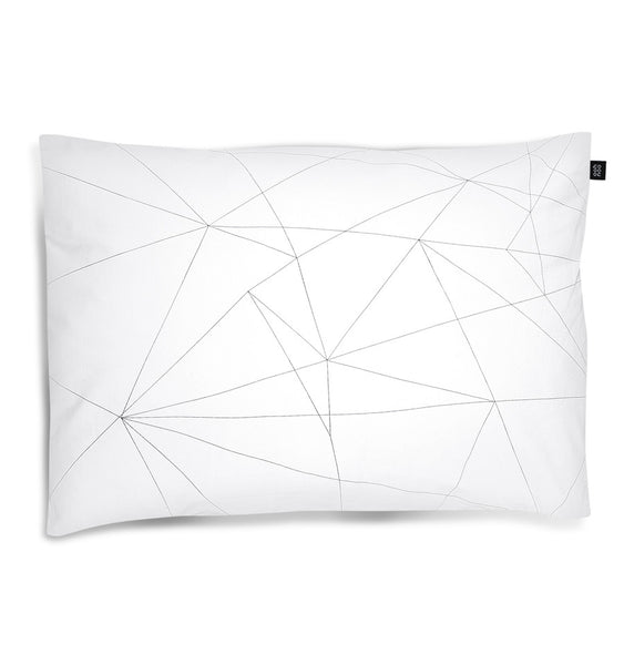 Geometric web pillowcase (tweepersoonsbed)