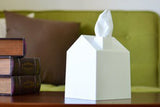 Casa tissue box cover white