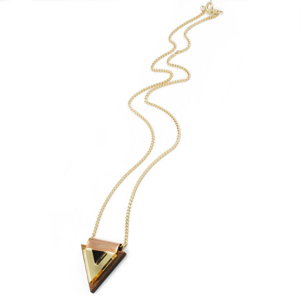 Overlay Triangle Necklace