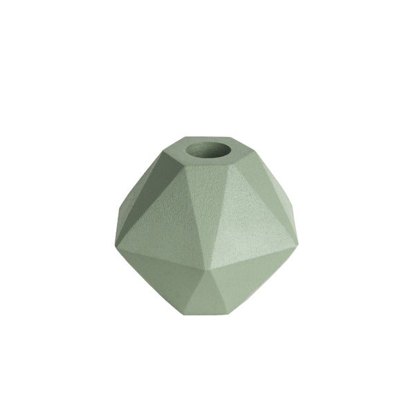 Candle Holder Hexagon Mint Green