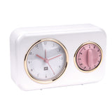 Clock with kitchen timer