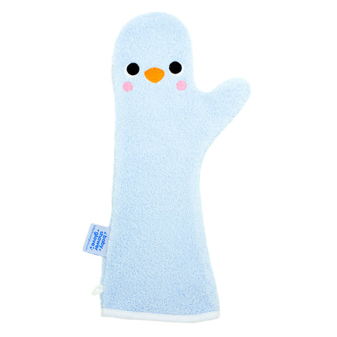 Baby Shower Glove Penguin Blue