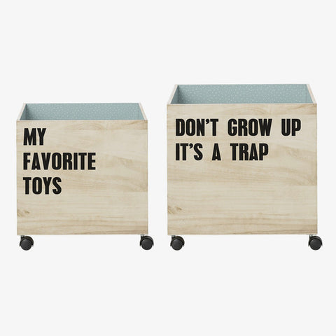 Set of two Storage boxes