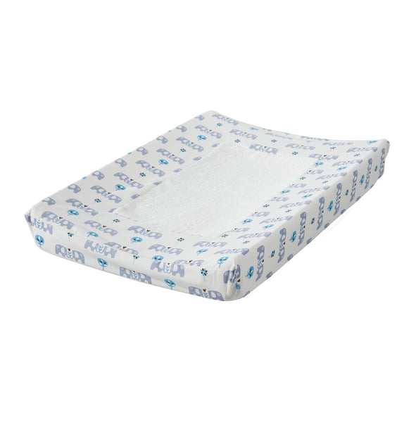 Changing pad cover Elephant blue
