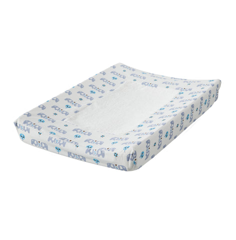Changing pad cover Elephant blue