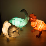 T-Rex Dino Lamp Orange