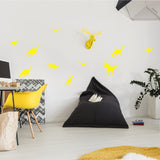 Dinosaurs Wall Stickers Yellow