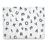 Muslin Swaddle Blanket Letters