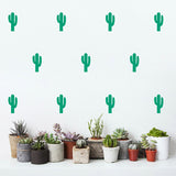 Cactus Wall Stickers Green