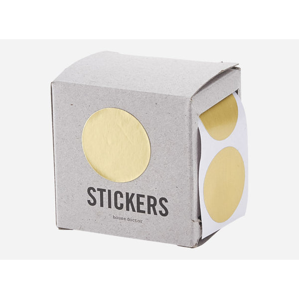 Stickers gold circle