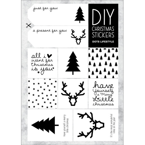DIY Christmas stickers