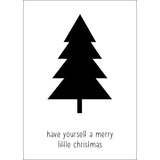 Christmas postcard tree Have yourself a...