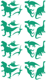 Dinosaurs Wall Stickers Green